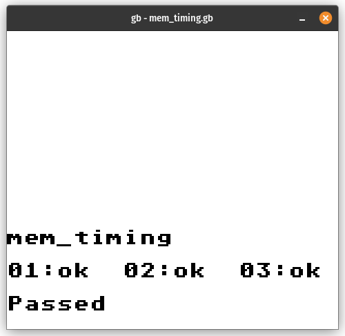 Mem Timing Passed