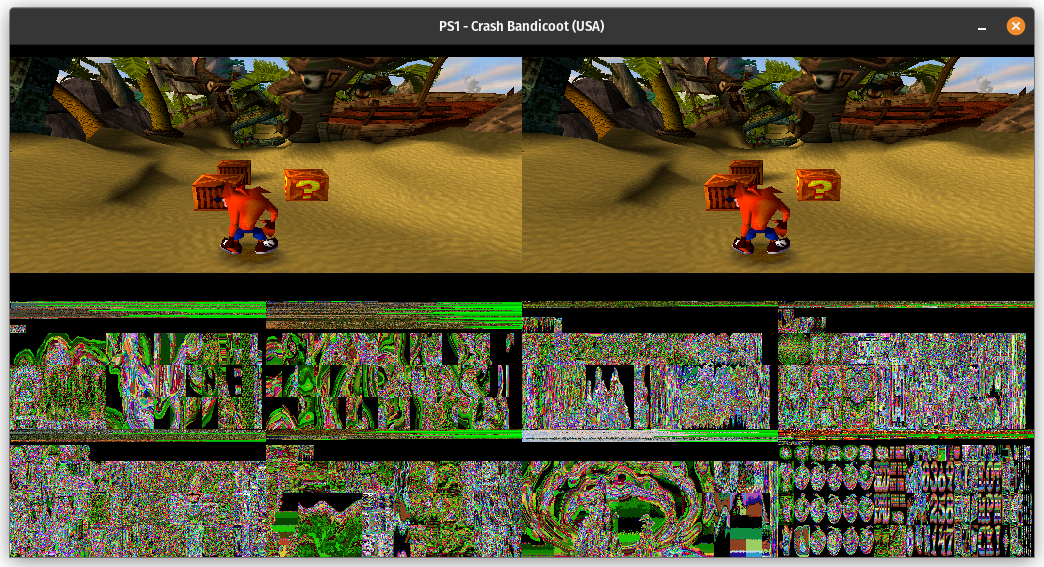 Crash Bandicoot VRAM View