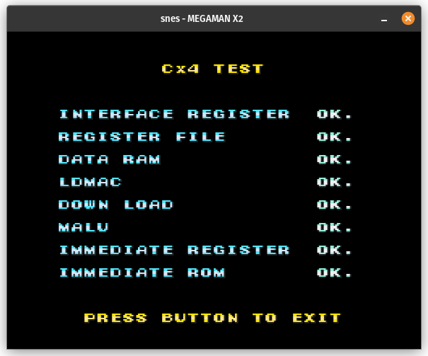 MMX2 Cx4 Test